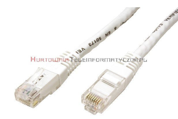 PREMIUM UTP Patch cord 1,5 m. Kat.6 biały