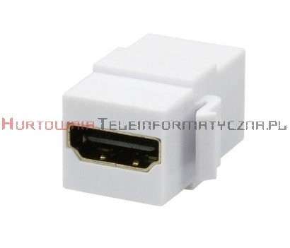 Moduł keystone HDMI (przelotowy), biały
