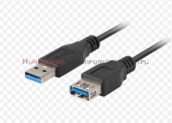 Kabel przedłużacz USB 3.0 wtyk A, gniazdo A – 3,0 m