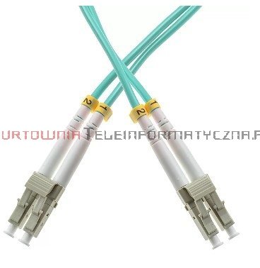 Patch cord światłowodowy LC/UPC-LC/UPC MM OM3 50/125, duplex, 3m