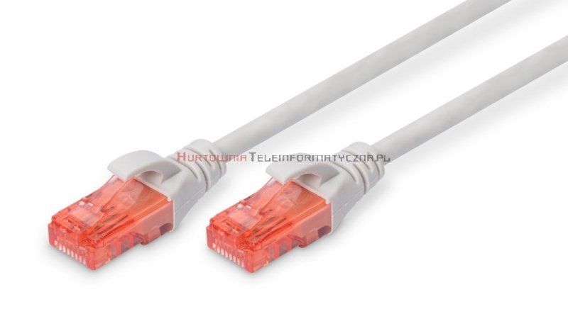 UTP Patch cord 0,25 m. Kat.6 szary