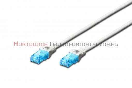 UTP Patch cord 3,0 m. Kat.5e biały
