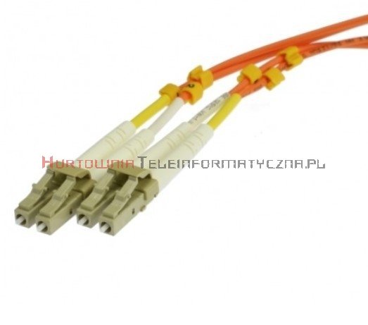 Patch cord światłowodowy LC/UPC-LC/UPC MM OM2 50/125, duplex, 1m