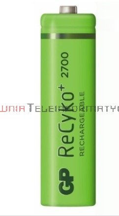 GP RECYKO+ 2700 Akumulator AA; 1.2V; 2600mAh