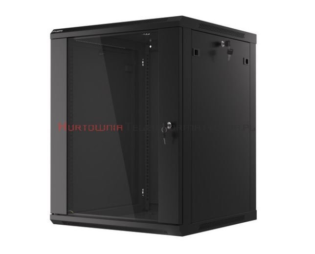 Lanberg Szafa RACK 19" wisząca 22U, 450, otwory montażowe na nogi, szara