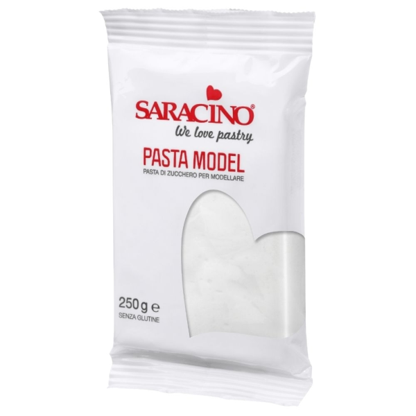Masa cukrowa do modelowania figurek SARACINO biała 250g