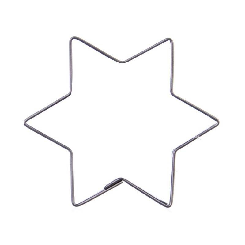 Wykrawacz FOREMKA do ciastek stalowy gwiazda 4,6 cm