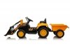 Traktor Na Akumulator Z łyżką  BW-X002A Żółty
