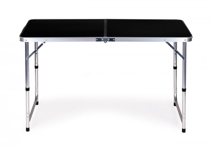 Stolik turystyczny stół składany kemping czarny blat 120x60 cm MultiGarden