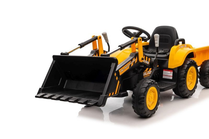 Traktor Na Akumulator Z łyżką  BW-X002A Żółty