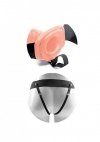 Proteza-VIBRATORE STRAP ON CAVO REAL RAPTURE 8 FLESH WITH BALLS