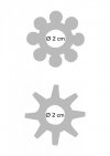 Power Stretchy Rings 2pcs Transparent