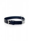 Fetish B - Series Collar with crystals 2 cm silver