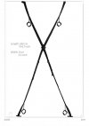 Over the Door Bondage Cross - Black