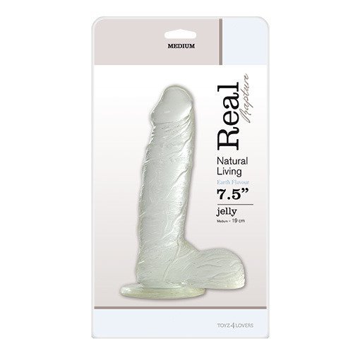 Dildo-JELLY DILDO REAL RAPTURE CLEAR 7.5&quot;&quot;&quot;&quot;&quot;&quot;&quot;&quot;&quot;&quot;&quot;&quot;&quot;&quot;&quo