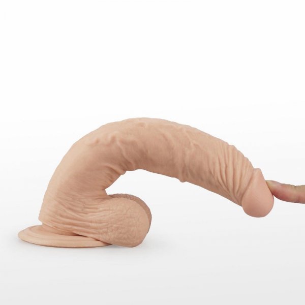 9.5&#039;&#039; Real Extreme Vibrating Dildo Flesh