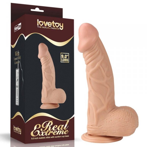 9&quot;&quot; Real Extreme Dildo Flesh