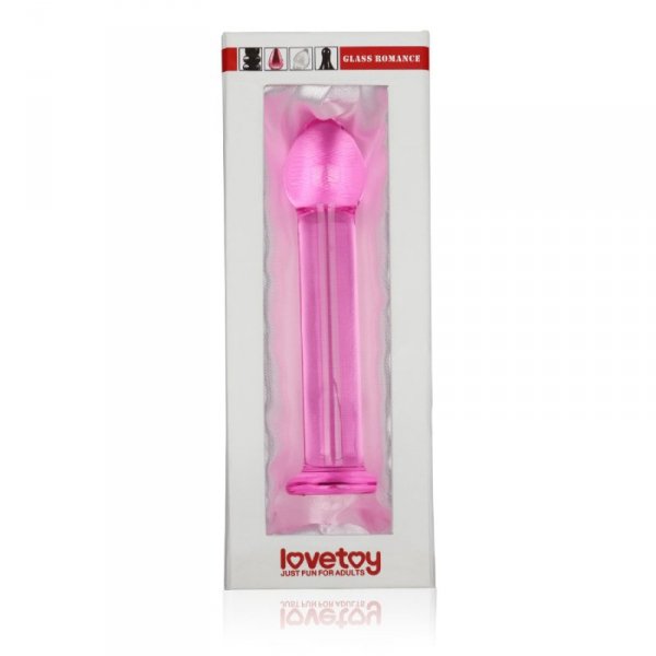 7&quot;&quot; Glass Romance Pink