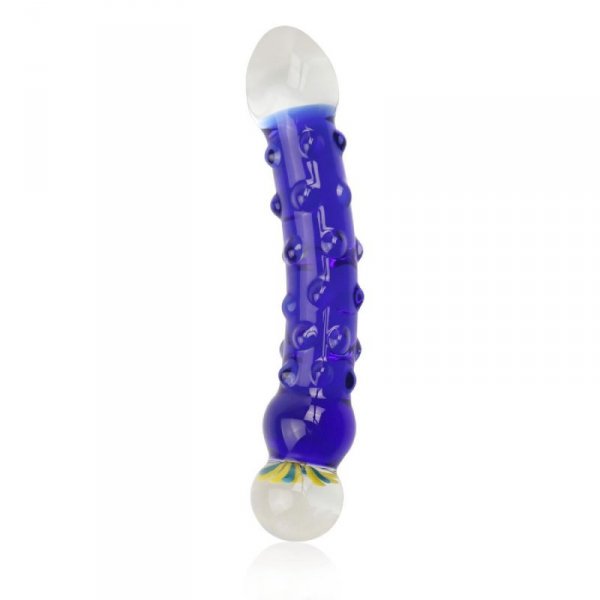 7.5&quot;&quot; Glass Romance Blue
