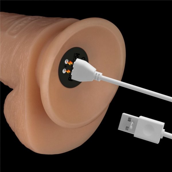 8&#039;&#039; Vibrating Power Basics Cock