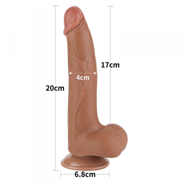 8.5&#039;&#039; Sliding Skin Dual Layer Dong Brown