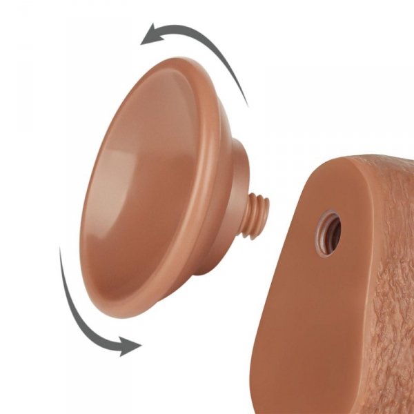 9&#039;&#039; Sliding Skin Dual Layer Dong Brown