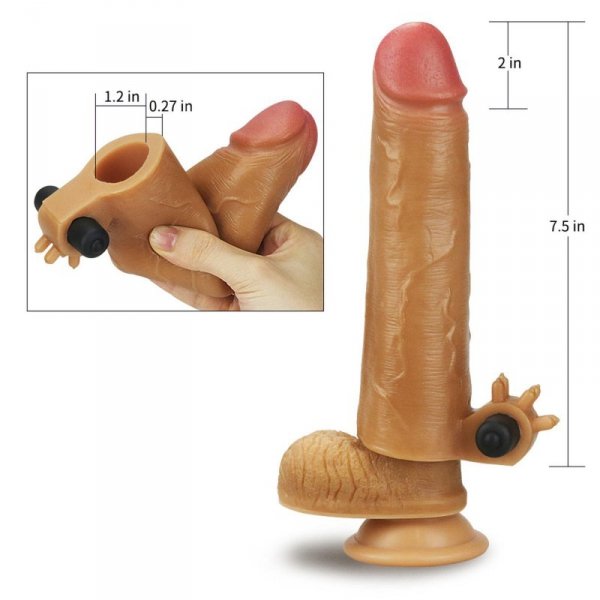 Add 2&quot; Vibrating
Silicone Extender