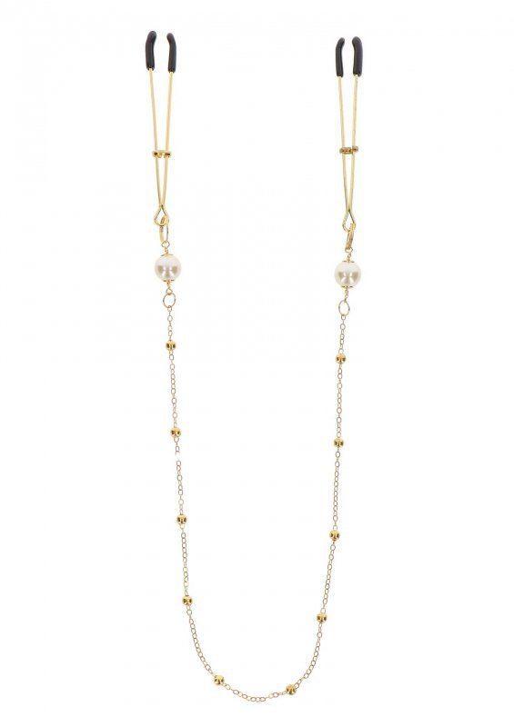 Tweezers Pearl & Deluxe Chain Gold