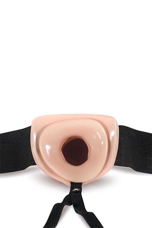 DR. SKIN 7INCH HOLLOW STRAP ON VANILLA
