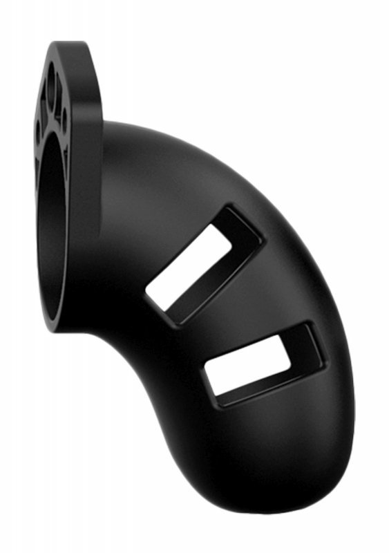 Model 20 - Chastity - 3.5&quot;&quot;&quot;&quot; - Silicone Cock Cage - Black