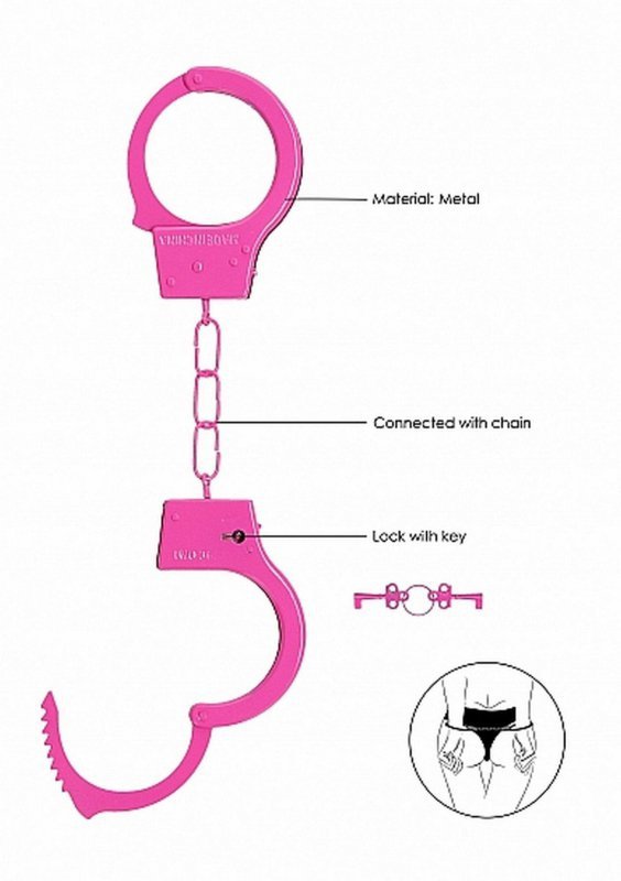 Beginner&quot;&quot;s Handcuffs - Pink