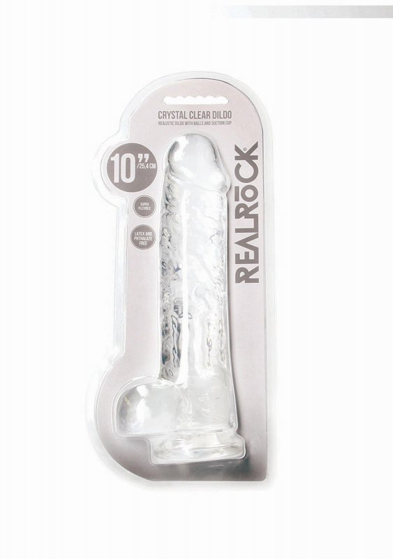 Realistic Dildo with Balls - 10&quot;&quot;&quot;&quot;/ 25,4 cm