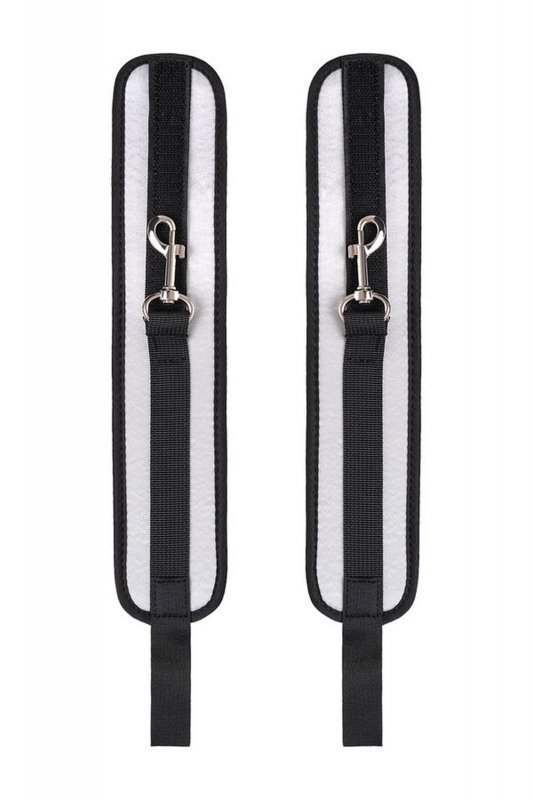 Anonymo anclecuffs, polyester, silver, 28.5 cm