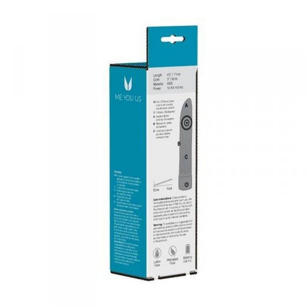 Wibrator- Me You Us Lady Lust Mini Vibrator Silver