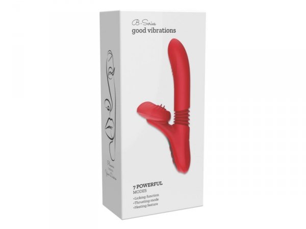 Silicone Vibrator 7 Powerful Modes - Licking,
Thrusting and Heating