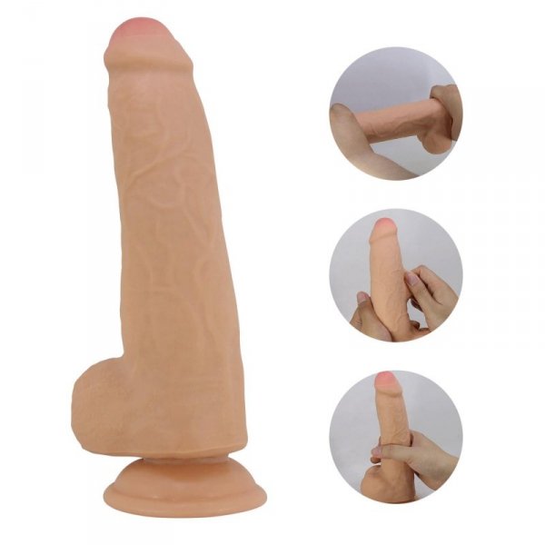PRETTY LOVE - DRACO 9.2&quot;(233mm) Sliding Skin Series TPR, Suction base