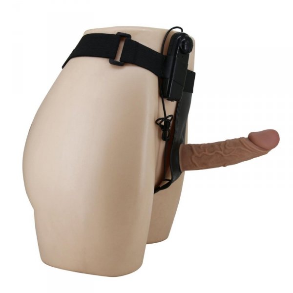 PRETTY LOVE - HARNESS BRIEFS- Draven Strap-On 6,8&#039;&#039; Dildo vibration