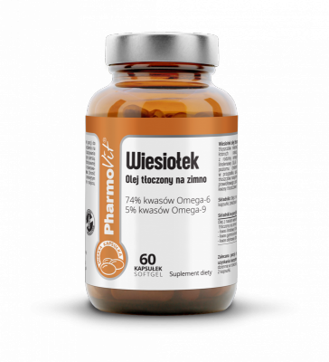 OLEJ Z WIESIOŁKA (500 mg) BEZGLUTENOWY 60 KAPSUŁEK - PHARMOVIT (CLEAN LABEL)