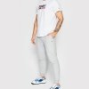 Spodnie Tommy Jeans dresowe spodnie męskie szare 