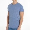 T-shirt Tommy Jeans koszulka męska z okrągłym dekoldem niebieska
