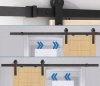 Mechanizm przesuwny do drzwi w stylu barn door