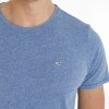 T-shirt Tommy Jeans koszulka męska z okrągłym dekoldem niebieska