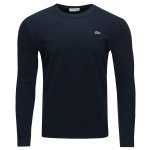 Bluza męska Lacoste granatowa bawełniana wkładana przez głowę