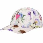 Guess czapka z daszkiem damska kolorowe roślinne wzory