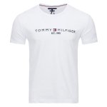 T-shirt Tommy Hilfiger koszulka męska z okrągłym dekoldem biała