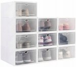 Pojemnik 10 sztuk organizer pudełko na buty z klapą
