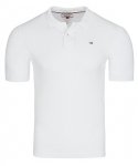 Polówka polo Tommy Hilfiger męska biała Denim małe logo bawełniana