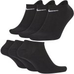 Nike skarpety 3 pary krótkie stopki czarne