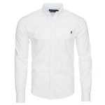 Koszula Slim Fit męska Ralph Lauren biała bawełniana