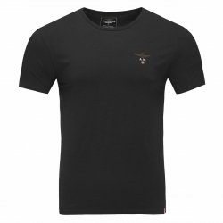 Aeronautica Militare t-shirt męski  koszulka czarny okrągły crew-neck